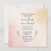 Invitations Classy Tennis Mariage (Devant)