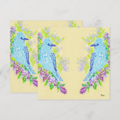 Invitations Colibris (Devant / Derrière)