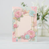 Invitations Colorées Pour Relative & Amis (Debout devant)