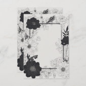 Invitations Colorées Pour Relative & Amis (Devant / Derrière)