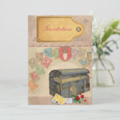 Invitations Coques de voyage (Debout devant)