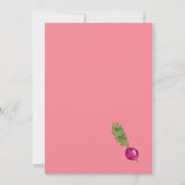 Invitations cosmopolites de Noël (Dos)