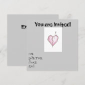 Invitations crâniennes Ados Anniversaire/ tout occ (Devant / Derrière)