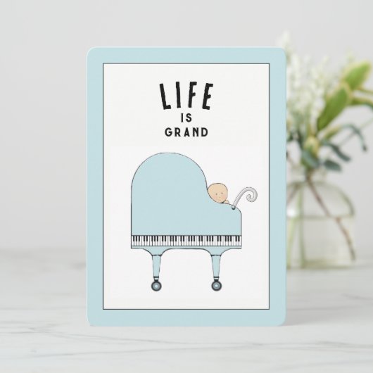 Invitations créatives de douche pour bébé (Debout devant)