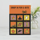 Invitations créatives de la fête d'Halloween (Debout devant)