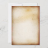 invitations créatives de partie de fiançailles (Dos)