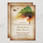 invitations créatives de partie de fiançailles (Devant / Derrière)