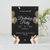 Invitations créatives et uniques à la fête d'anniv (Debout devant)