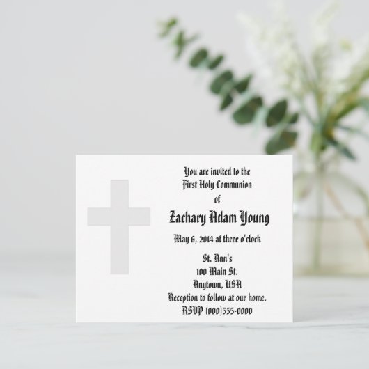 Invitations "croisées" (Debout devant)