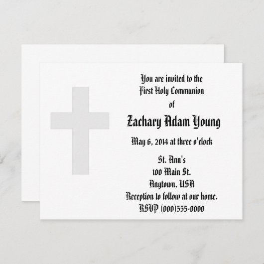 Invitations "croisées" (Devant / Derrière)