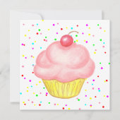 Invitations Cupcake (Devant)