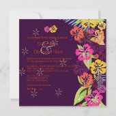 Invitations Custom/Leis/Luau/hibiscusWedding (Dos)