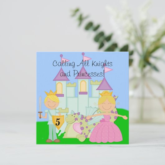 Invitations Customisées à la célébration de l'anni (Debout devant)