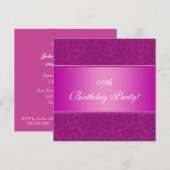 Invitations Customisées à la fête d'anniversaire (Devant / Derrière)