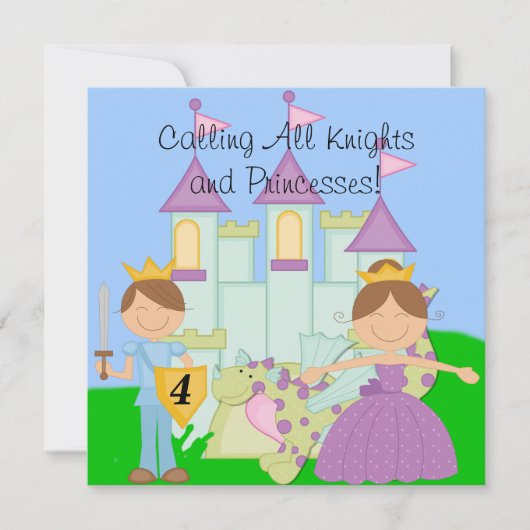 Invitations customisées à la fête d'anniversaire r (Devant)