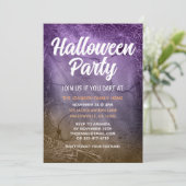 Invitations customisées à la fête d'Halloween avec (Debout devant)