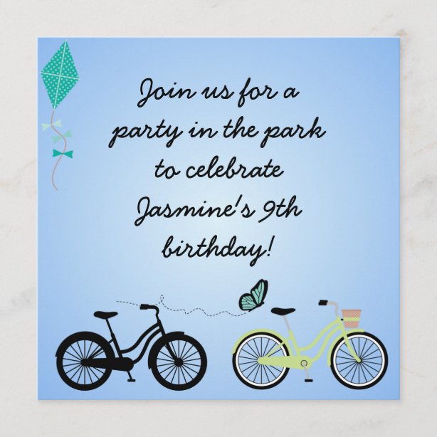 anniversaire bicyclette