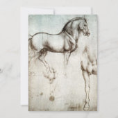 Invitations Da Vinci Horse (Devant)