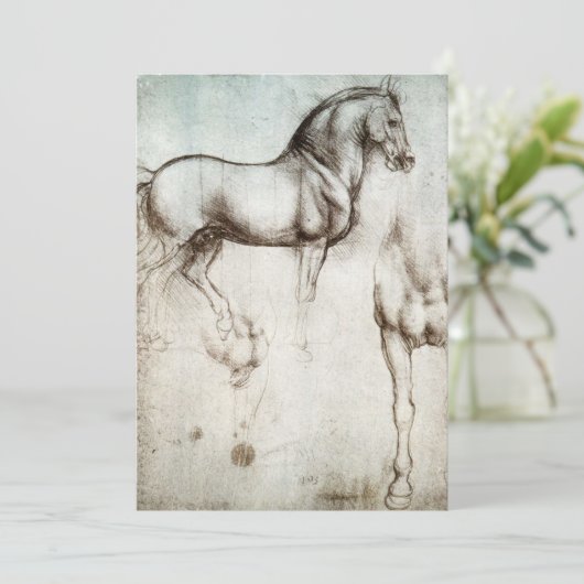 Invitations Da Vinci Horse (Debout devant)