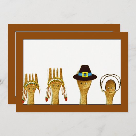 Invitations d'action de grâce (Devant / Derrière)