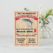 Invitations d'affiche de la partie de l'alevins de (Debout devant)