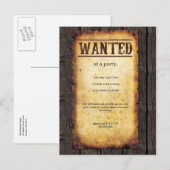 Invitations d'affiches Recherchées (Devant / Derrière)