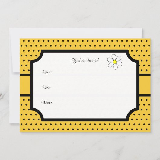 Invitations Daisy Bee (Dos)