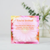 Invitations Daisy - Gerber Daisy rose (Debout devant)