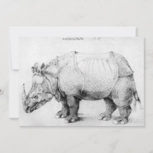 Invitations d'Albrecht Durer Rhinoceros