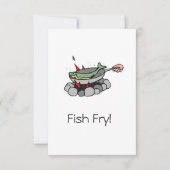 Invitations d'alevins de poisson (Devant)