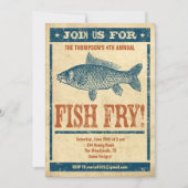 Invitations d'alevins de poisson (Devant)