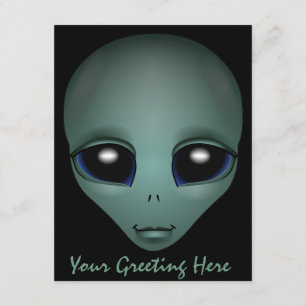 Invitations d'Aliens Personnalisé Cute Alien Art R