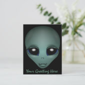 Invitations d'Aliens Personnalisé Cute Alien Art R (Debout devant)