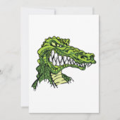 Invitations d'alligator Fierce Gator (Devant)