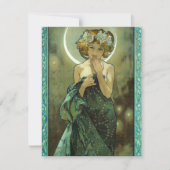 Invitations d'Alphonse Mucha Clair De Lune (Devant)