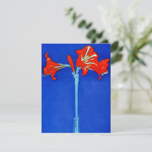 Invitations d'amaryllis de Mondrian (Debout devant)