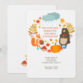 Invitations d'amis d'automne (Devant / Derrière)