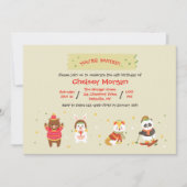 Invitations d'amis d'hiver (Devant)