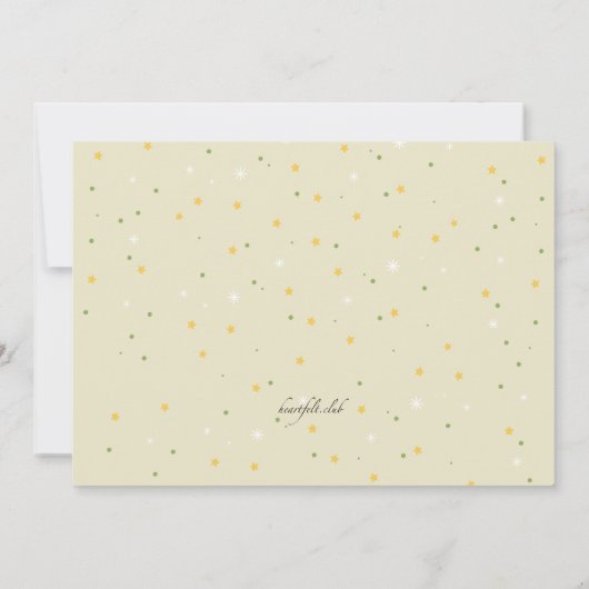 Invitations d'amis d'hiver (Dos)