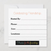 Invitations d'amitié (Dos)