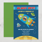 Invitations d'anniversaire (Devant / Derrière)