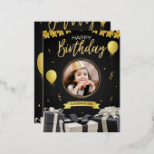 Invitations d'anniversaire (Recto/Verso)