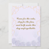 Invitations d'anniversaire (Dos)