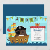 Invitations d'anniversaire (Devant / Derrière)