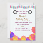 Invitations d'anniversaire (Devant)