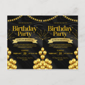 Invitations d'anniversaire (Dos)
