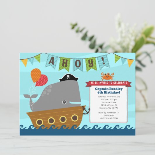 Invitations d'anniversaire (Debout devant)