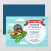 Invitations d'anniversaire (Devant / Derrière)
