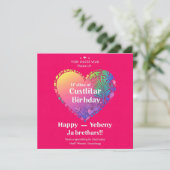 Invitations d'anniversaire (Debout devant)