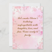 Invitations d'anniversaire (Dos)